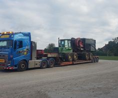 Transport af skovmaskine